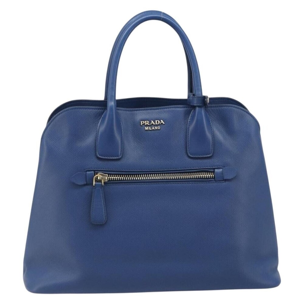Prada Cuir Promenade Front Zip Tote Leather Medium